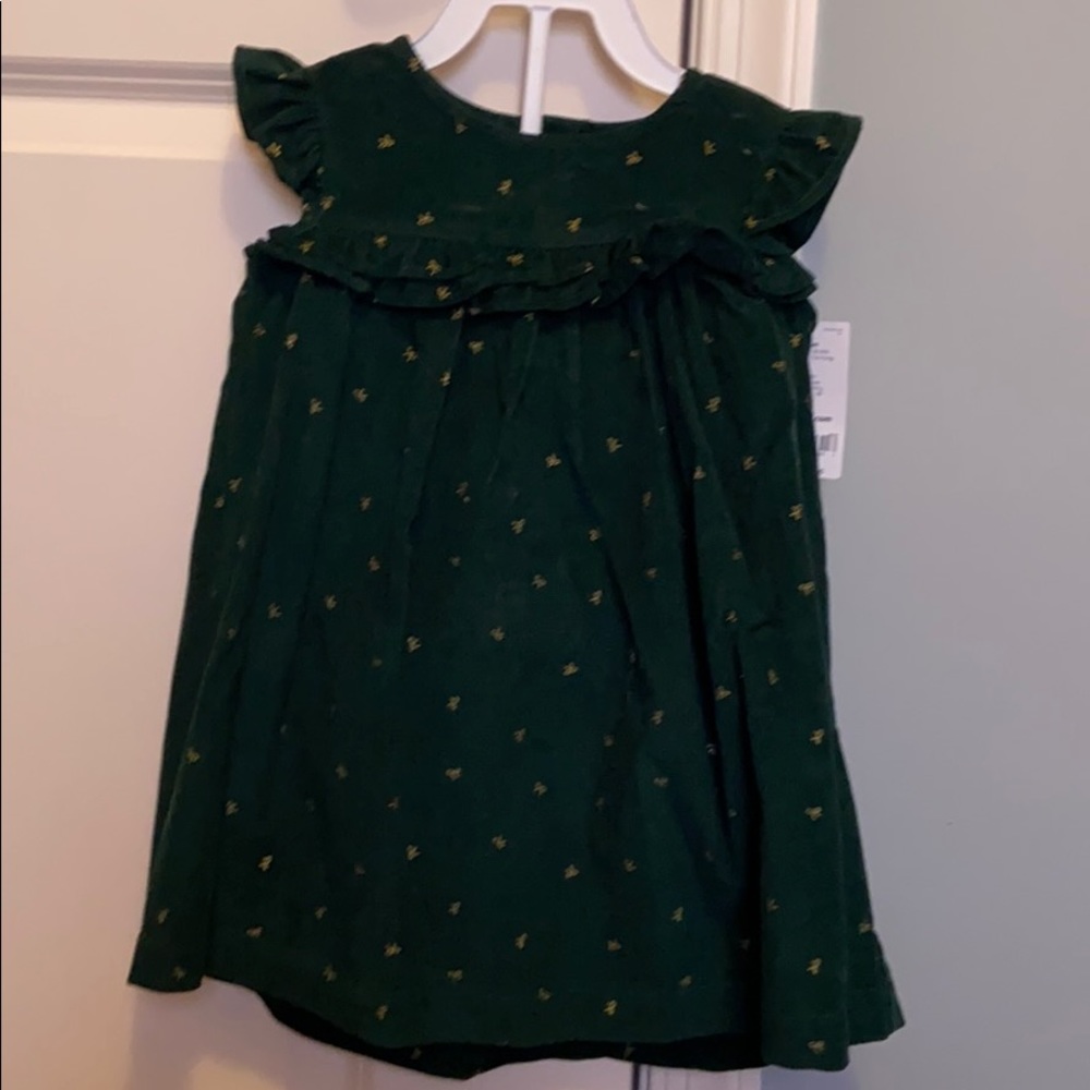 Baby holiday dress w/ diaper cover